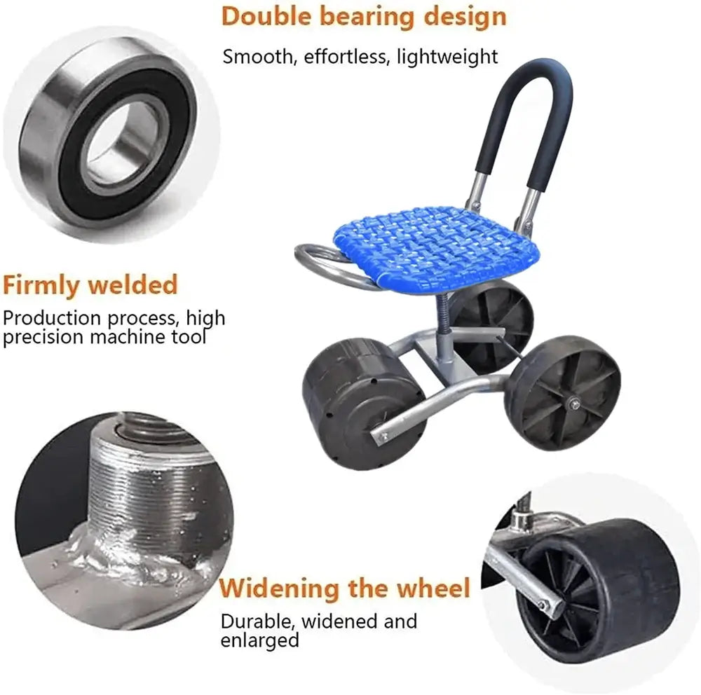 Verstelbare Tuinwerkstoel