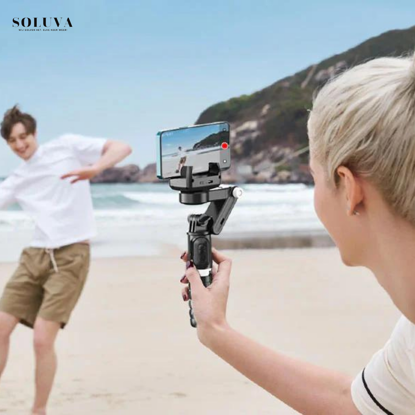 meedraaiende Telefoonstabilisator