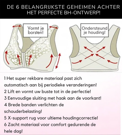 Ondersteunende Voorsluit BH - 1+1 Gratis!