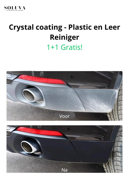Crystal coating - Plastic en Leer Reiniger - 1+1 Gratis!