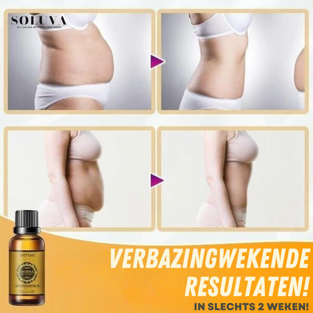 Vetverbrandende Gemberolie  - 1+1 Gratis!