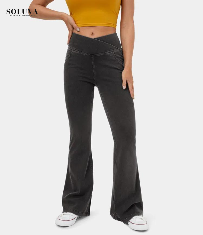 Eva - High Waist Flare Jeans