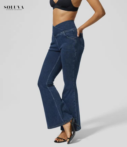 Eva - High Waist Flare Jeans