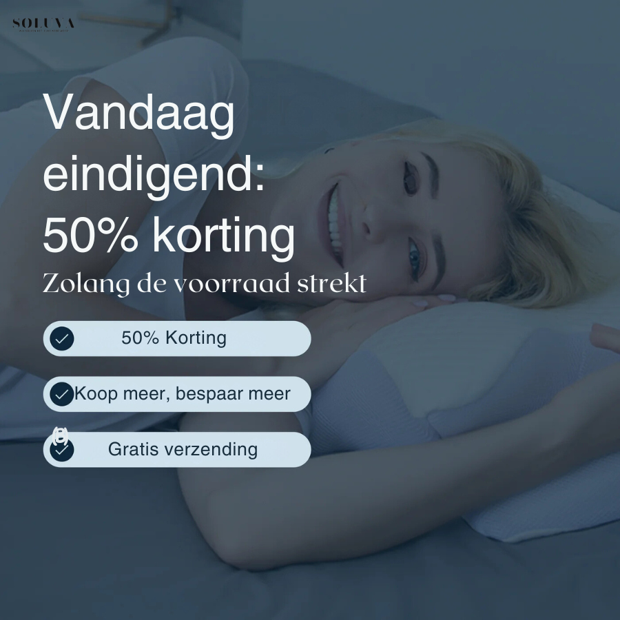 Ergonomisch Comfort Kussen - Tegen Nek- en Rugklachten