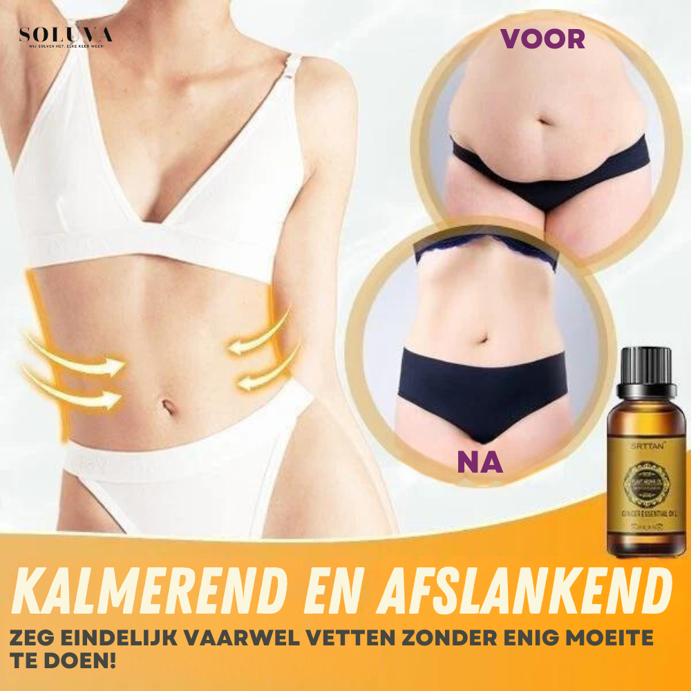 Vetverbrandende Gemberolie  - 1+1 Gratis!