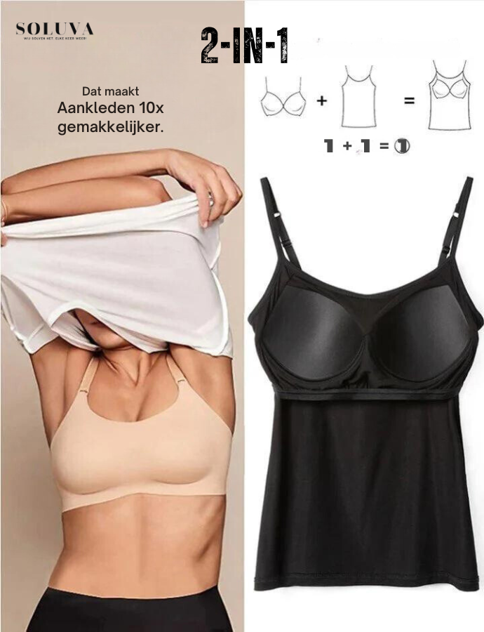 Comfy top - Ingebouwde Bh - Black Friday Special: 1+2 Gratis!