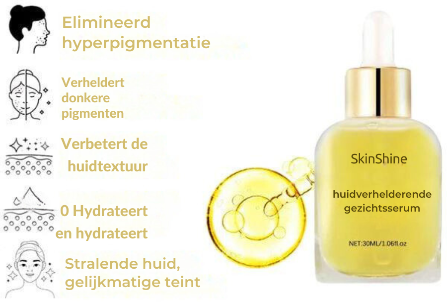 SkinShine - Huidverhelderende Gezichtsserum - 1+1 Gratis!