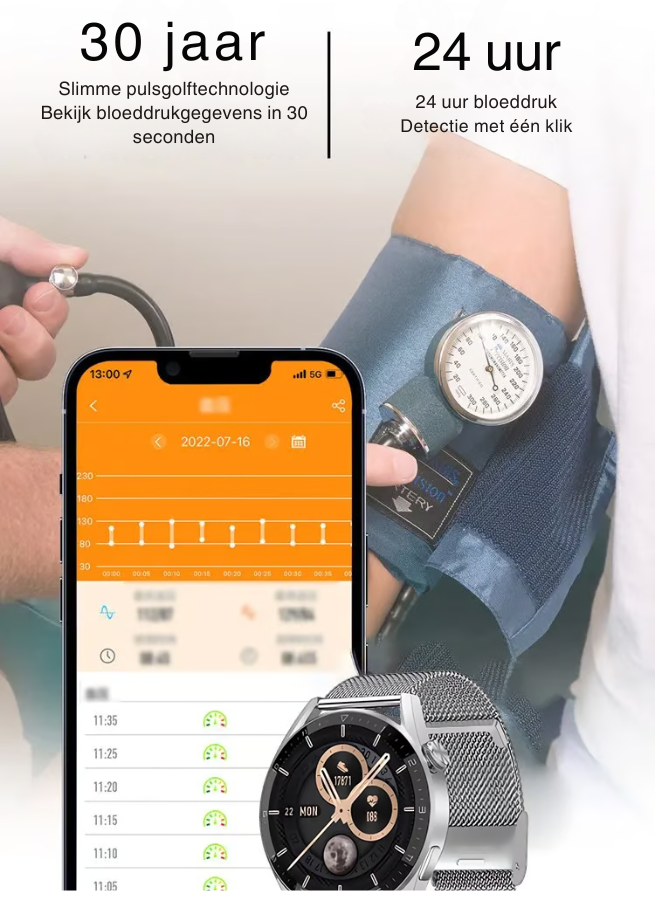 Luxura Horloge - Alle Functies op één Pols