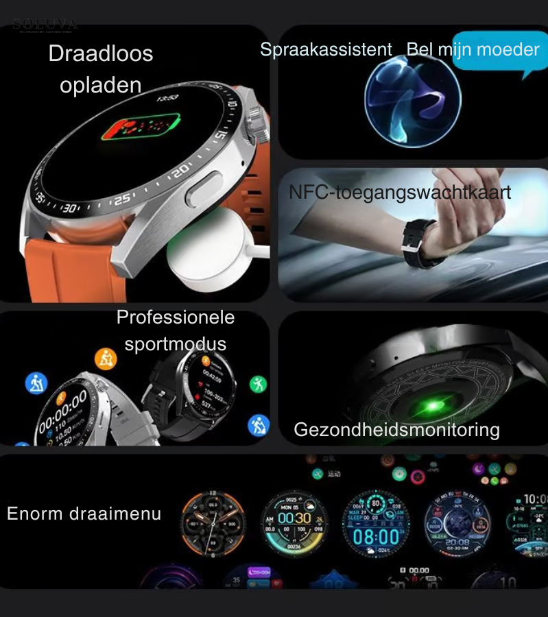 Luxura Horloge - Alle Functies op één Pols