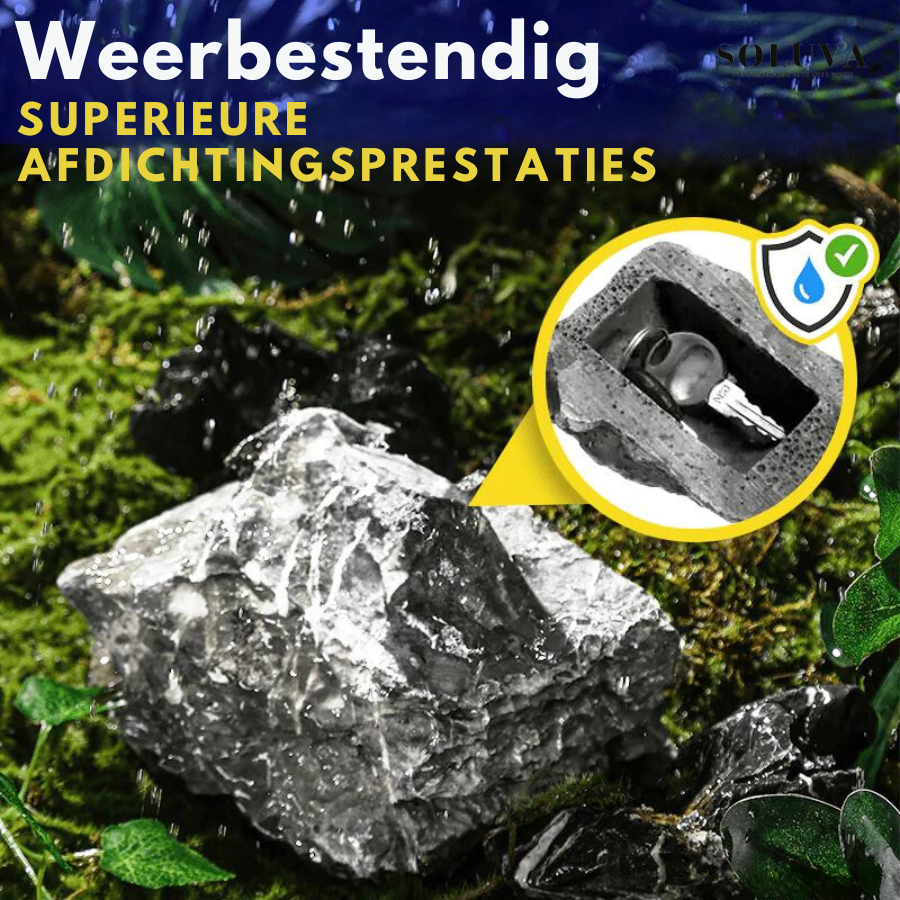 SafeStone - Verborgen Sleutelverstopper - 1+1 Gratis!