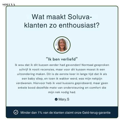 Ergonomisch Comfort Kussen - Tegen Nek- en Rugklachten
