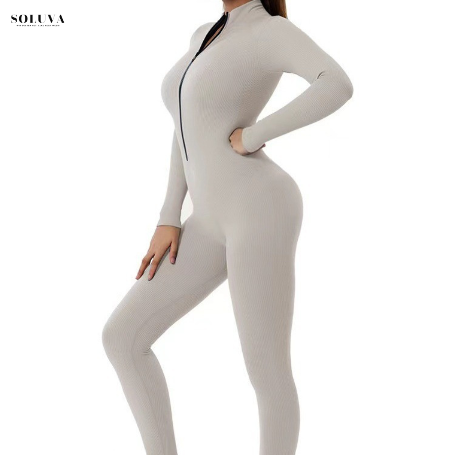 ShapeFit - Comfy Zipper Jumpsuit