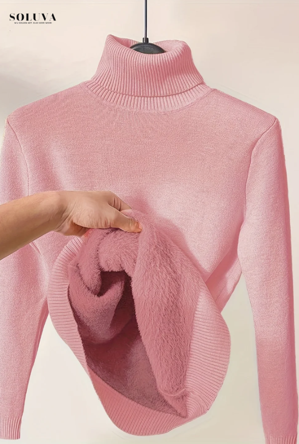 Comfy Elegance - Warme Turtle-Neck Trui
