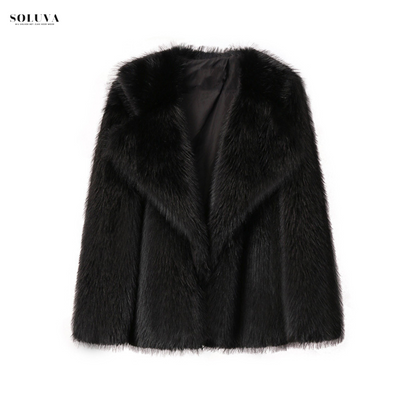 Frost Elegance - Warme Bontmantel