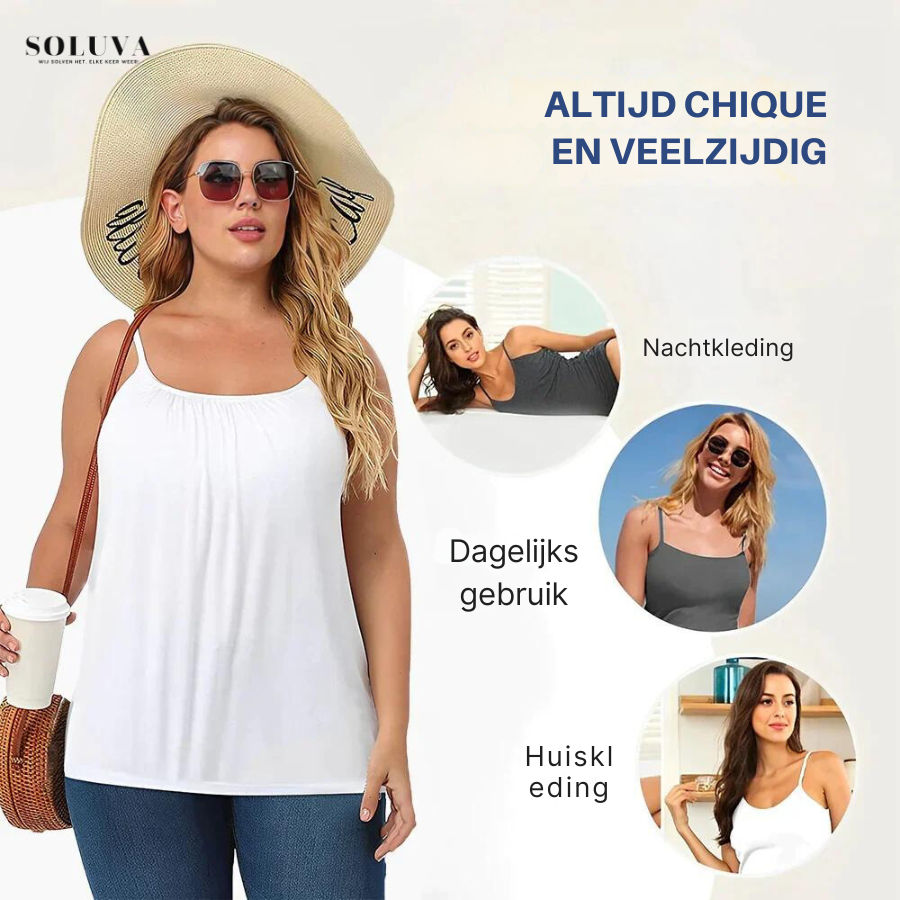 Comfy top - Ingebouwde Bh - Black Friday Special: 1+2 Gratis!