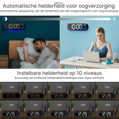 SmartView - Multifunctionele LED Klok