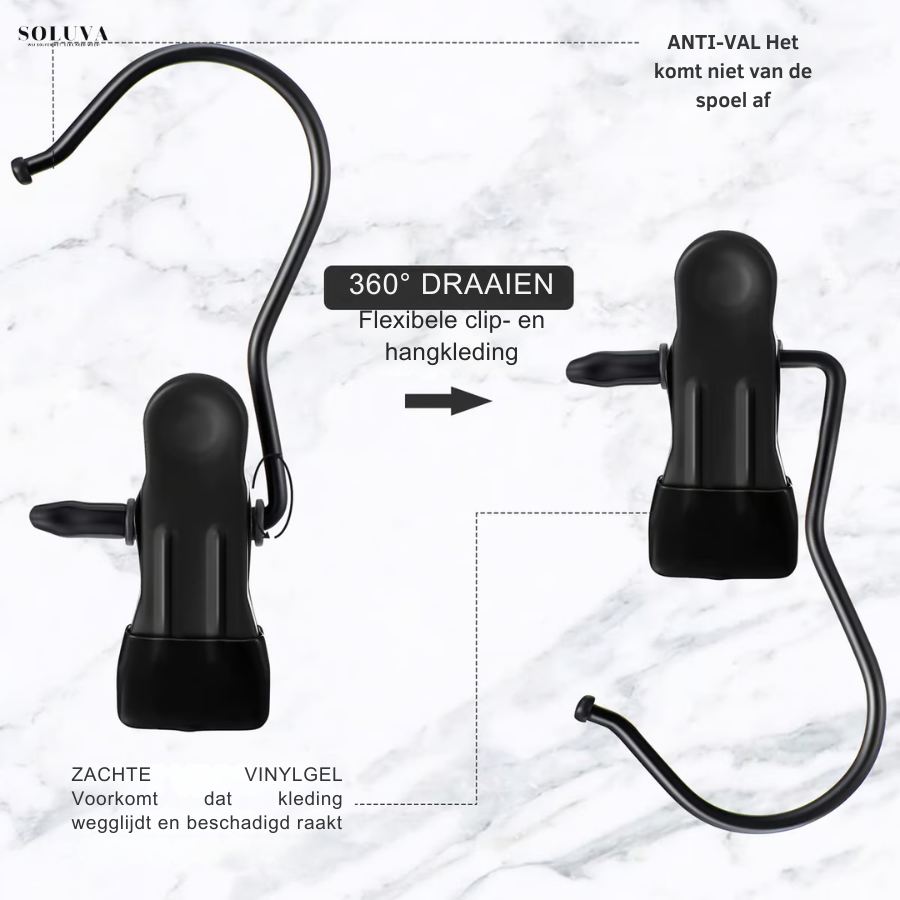 EasyHook - Ruimtebesparende Kledingklemmen