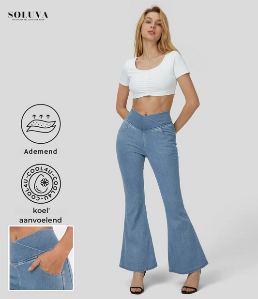 Eva - High Waist Flare Jeans