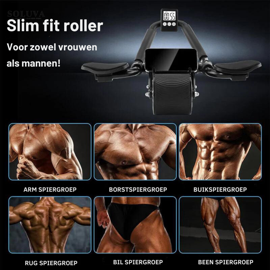 Slim Fit Roller - Jouw Thuistrainer voor Strakke Buikspieren!