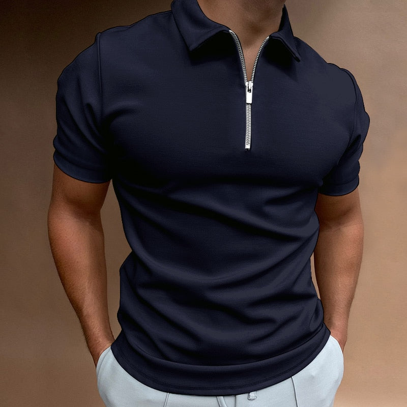 Trendmerce Classy zip up polo | 1+1 GRATIS ! | Laatste week !
