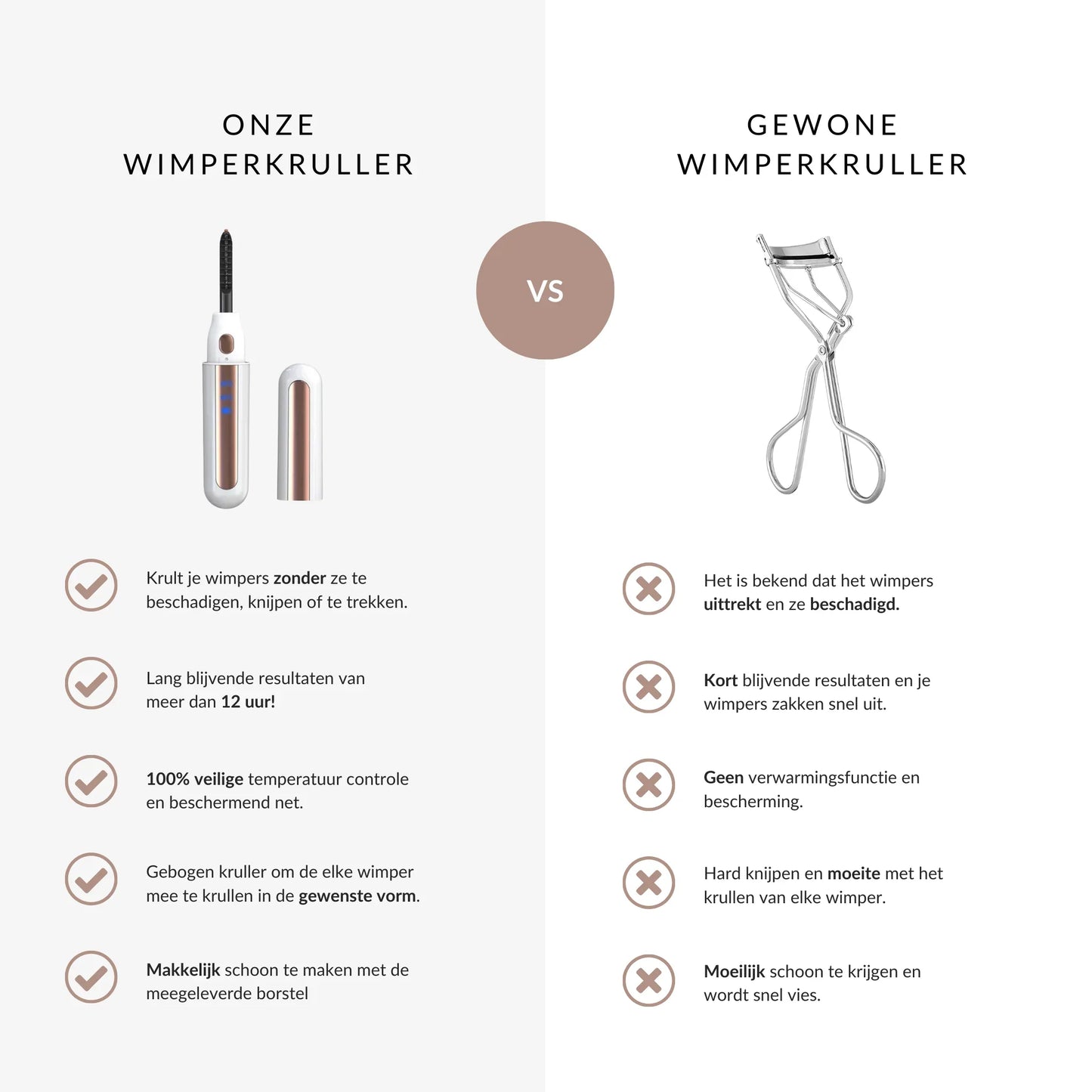 Oplaadbare Wimper Kruller - 50% Winter sale!